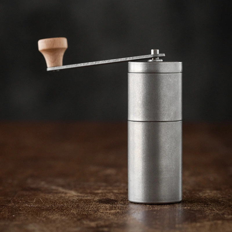 Präzisionshandbuch Kaffeemühle professionelle Grabmühle aus Edelstahl mit einstellbarer grober bis zum Feineinstellungen 1
