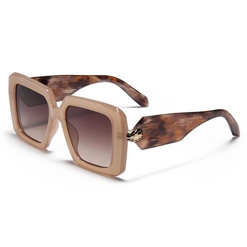 S77191 High Quality Wholesale Lentes De Sol Classic Oversized square Shades Uv400 Fashionable Women's Sunglasses Versatile Square Frame 1