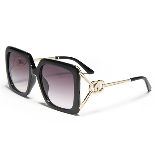 S77209 Mujeres Al por mayor de sqare Shades Fashion 2025 Tending Metal Frames UV400 Classic High Gafas Sun Factory 1