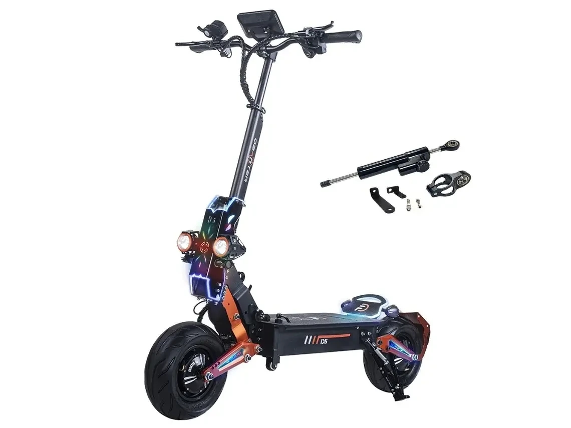 Scooter eléctrico OBARTER D5 Tira de 12 pulgadas sin tubo 2x2500W Batería de motor extraíble 35AH 1