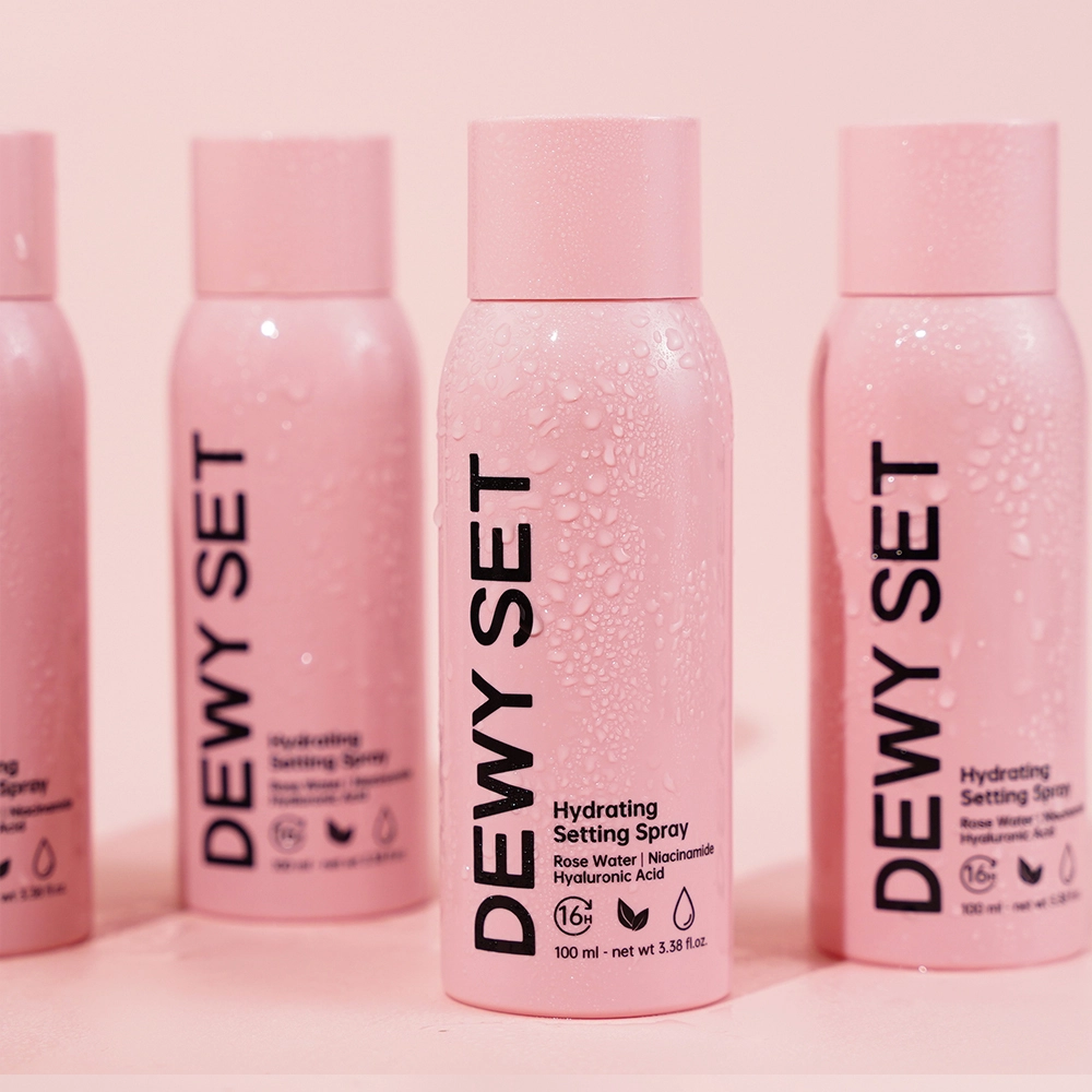 Vegan, Pink,Long-lasting, Cruelty-free, Ultra-fine spray, Moisturizing, Dewy Makeup Setting Spray 1