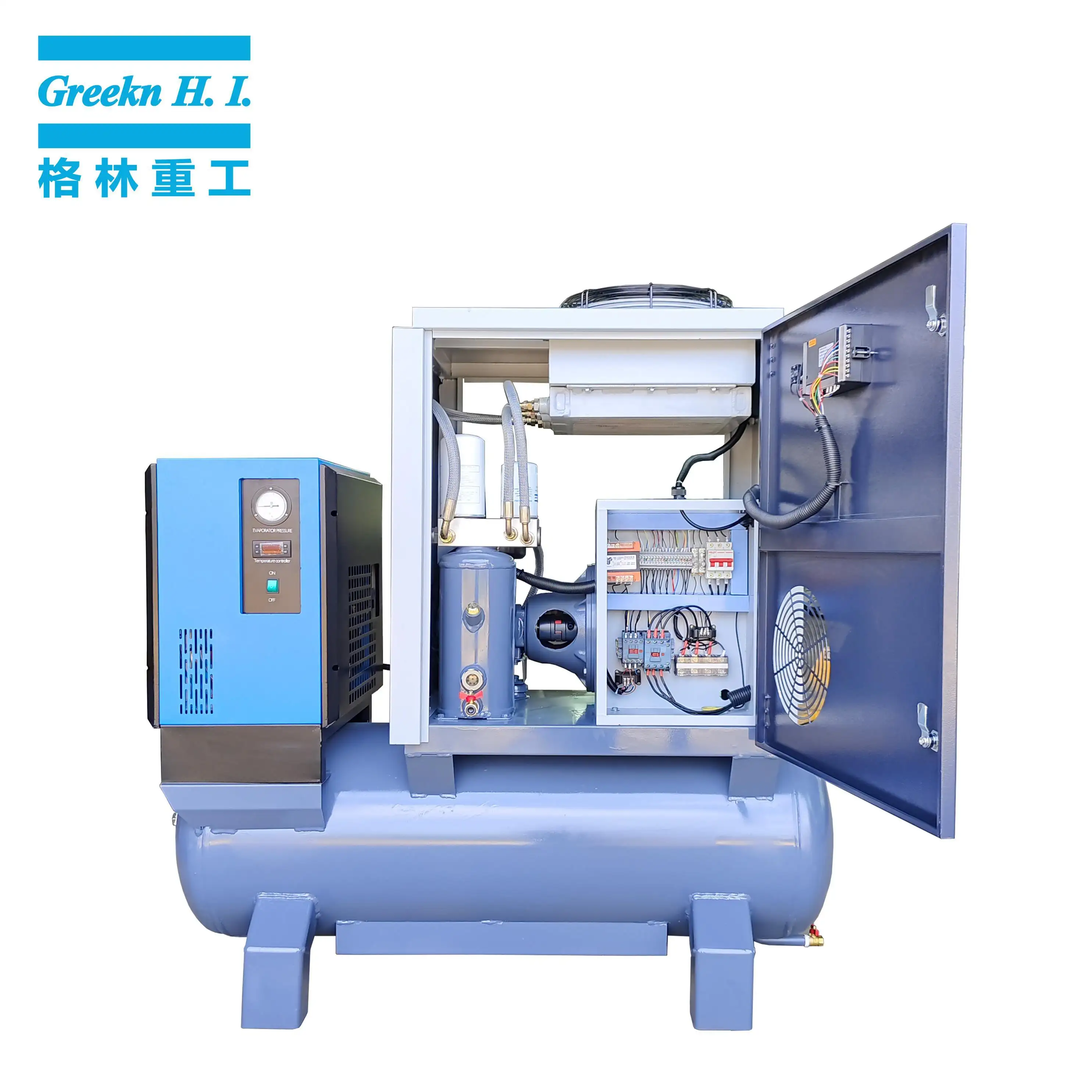 Oil Lubricated Rotary Screw Air Compressor Price List 4