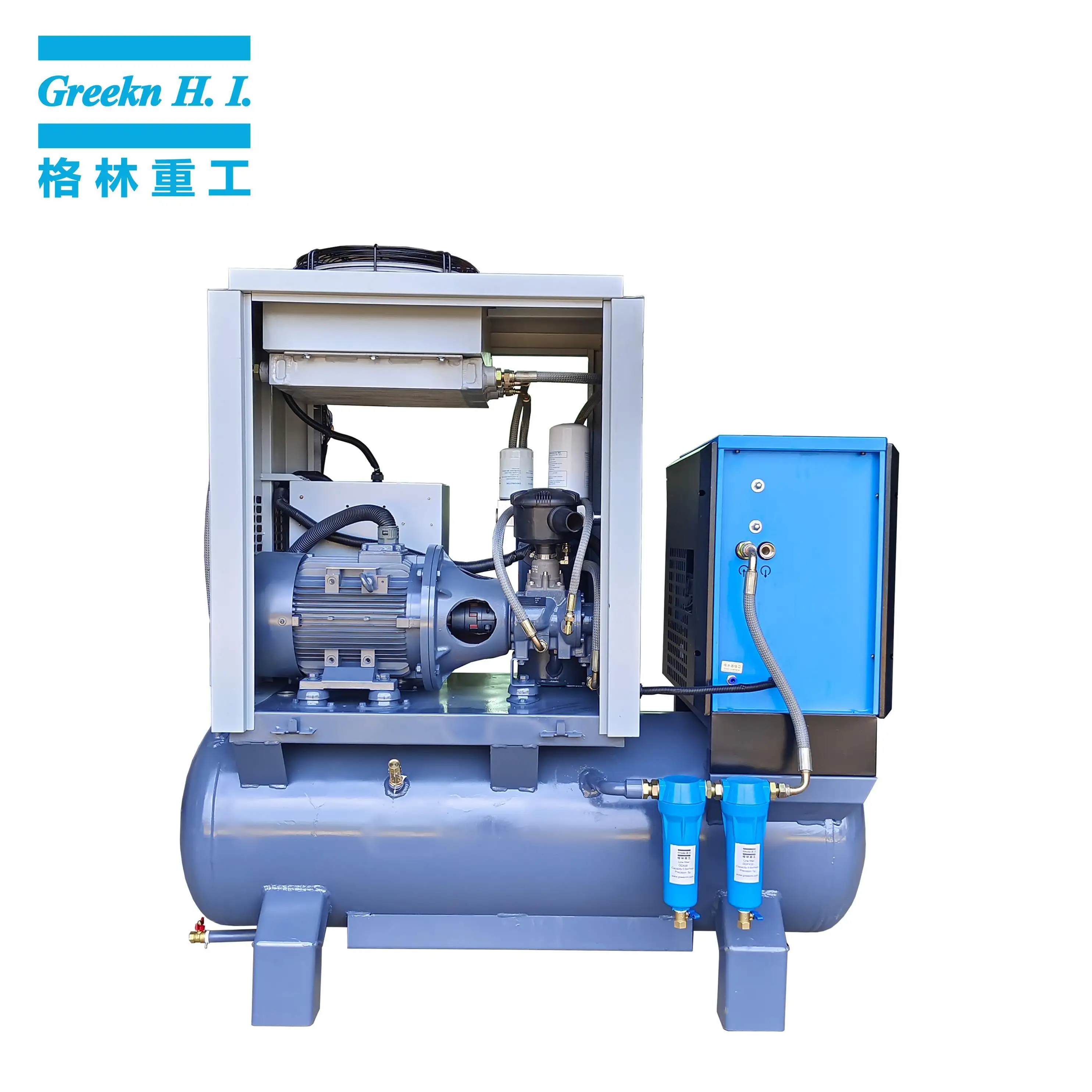 Oil Lubricated Rotary Screw Air Compressor Price List 5