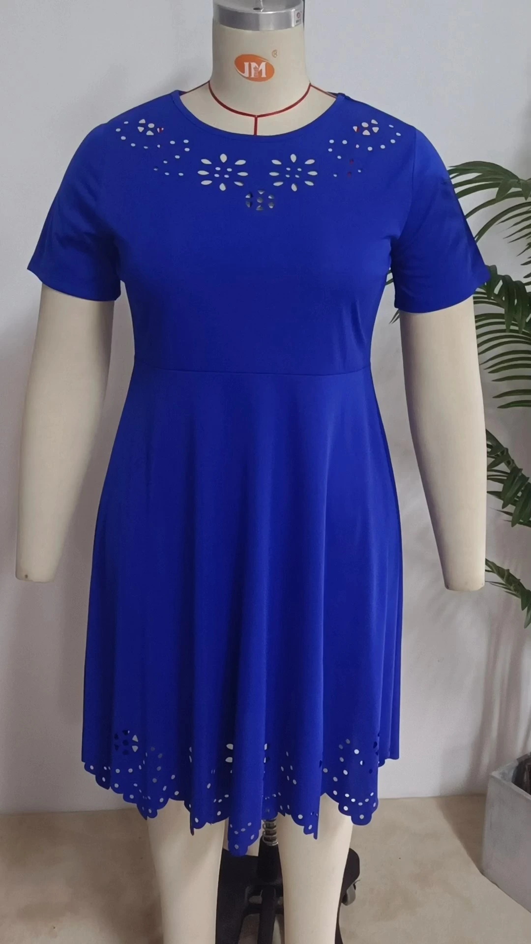Wholesale Laser Cut Bodycon Beach Dresses Sexy Hollow-Out Slim Fit & Irregular Hem Summer Tops Customizable Factory Direct 1