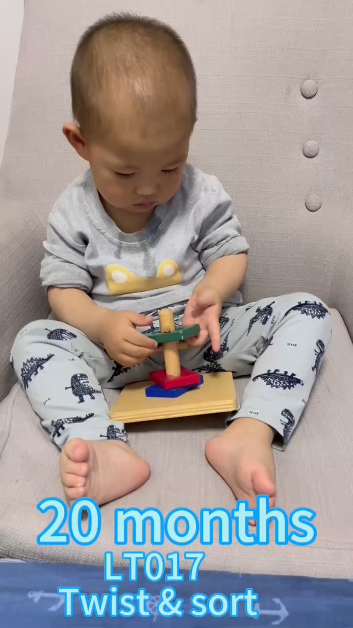 🌟【Montessori Classic】Twist & Sort Shape-Screw Board | Build Focus + Fine Motor Skills + Logic 🌟