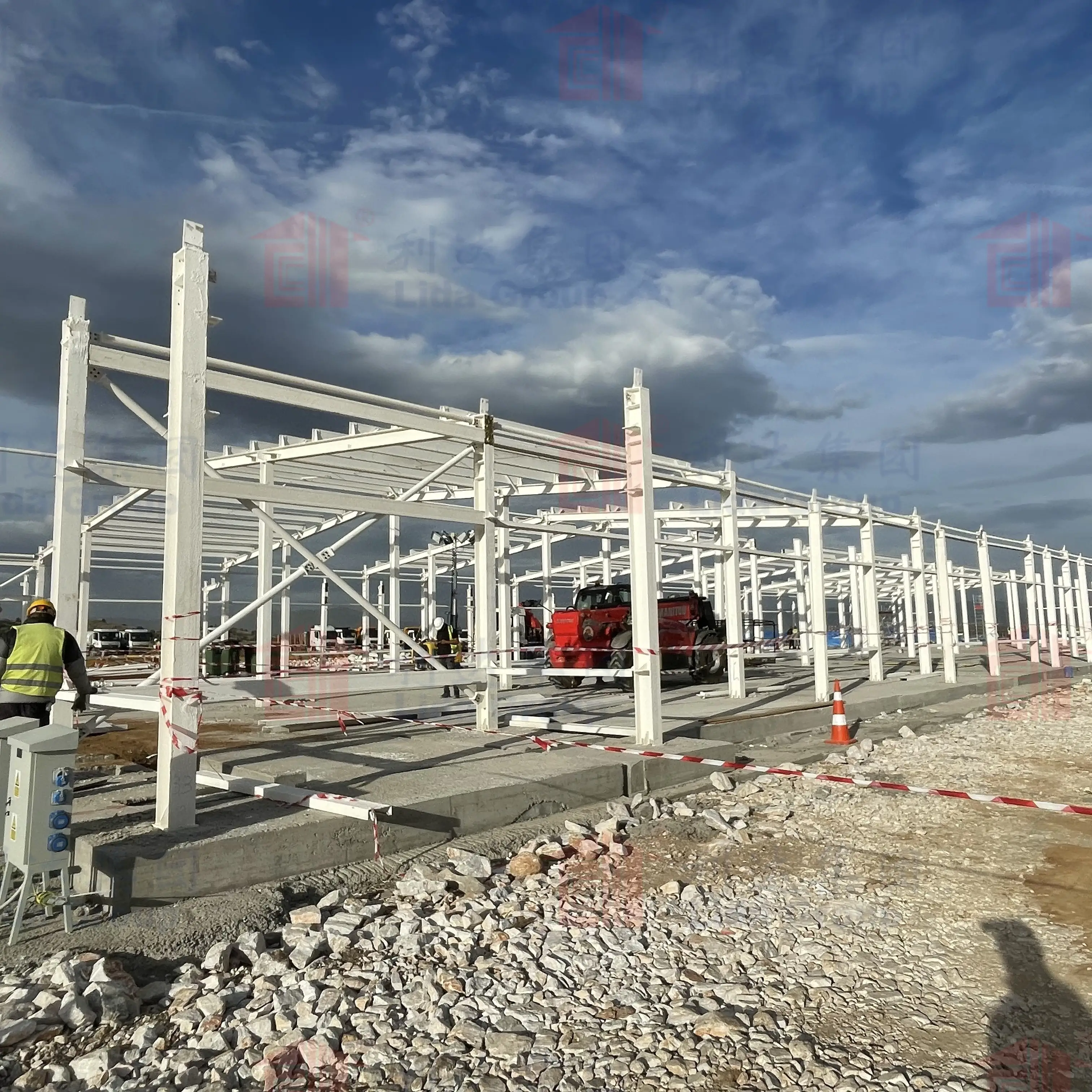 CE Certified Steel Structure Aircraft Hangar - 80m Span Heavy Steel Workshop Building for Industrial Plant 2025 Latest​ 1