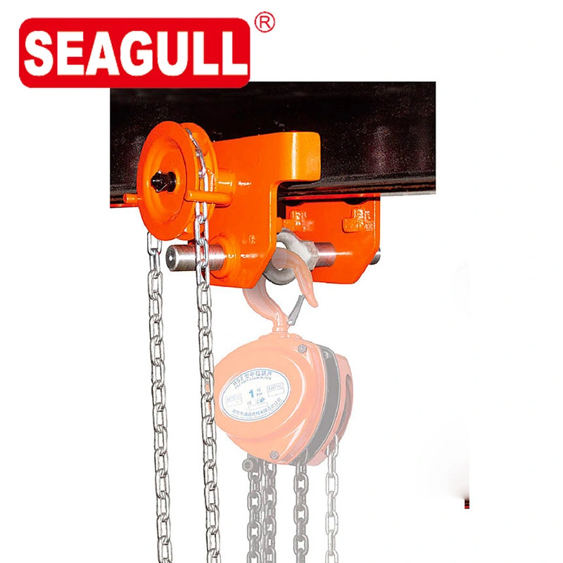 0.5-5t Bridge Crane Seagull/OEM Carton+Pallet or Wooden Case Heavy Loads Manual Trolley 1