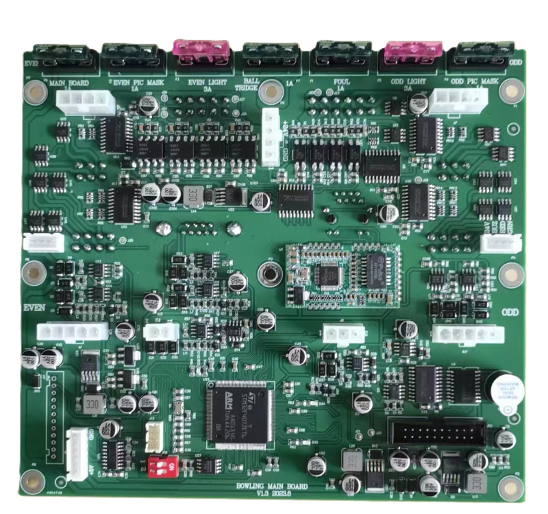 Componentes de la placa electrónica Evergreen: 061-120001 Junta de control principal 1