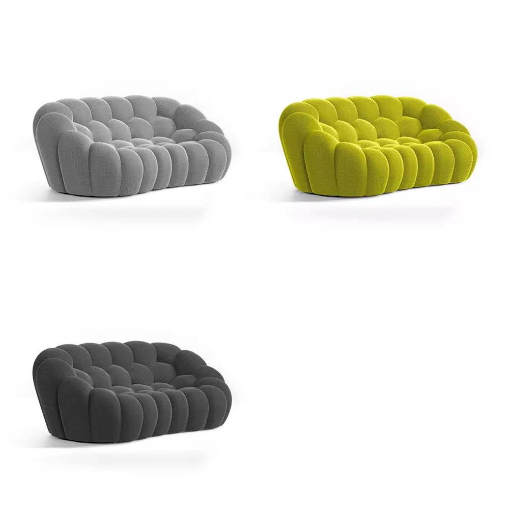 Sleeper Sofa with Chaise Sofa Filling 60D High- Density Compressible Shaping Cotton - - Comfort Home 17