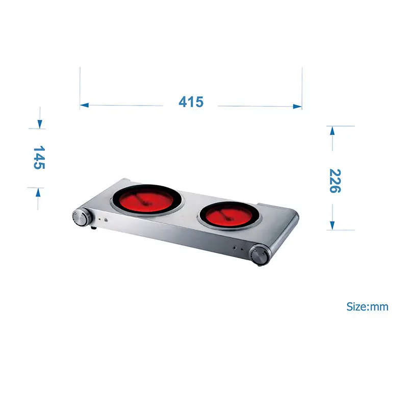 Kinbo 2 Burner Hot Plate KP-6062C 2 Burner Hot Plate Factory 2