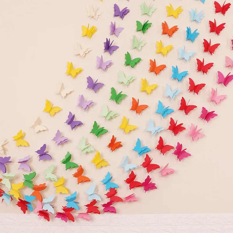 Luci magiche arcobaleno ghirlanni farfalla per feste di compleanno baby shower wedding showcase decorazione 1