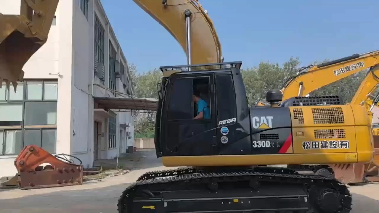 تستخدم آلة الحفارة 330DL Caterpillar للبيع 008613381706537 1