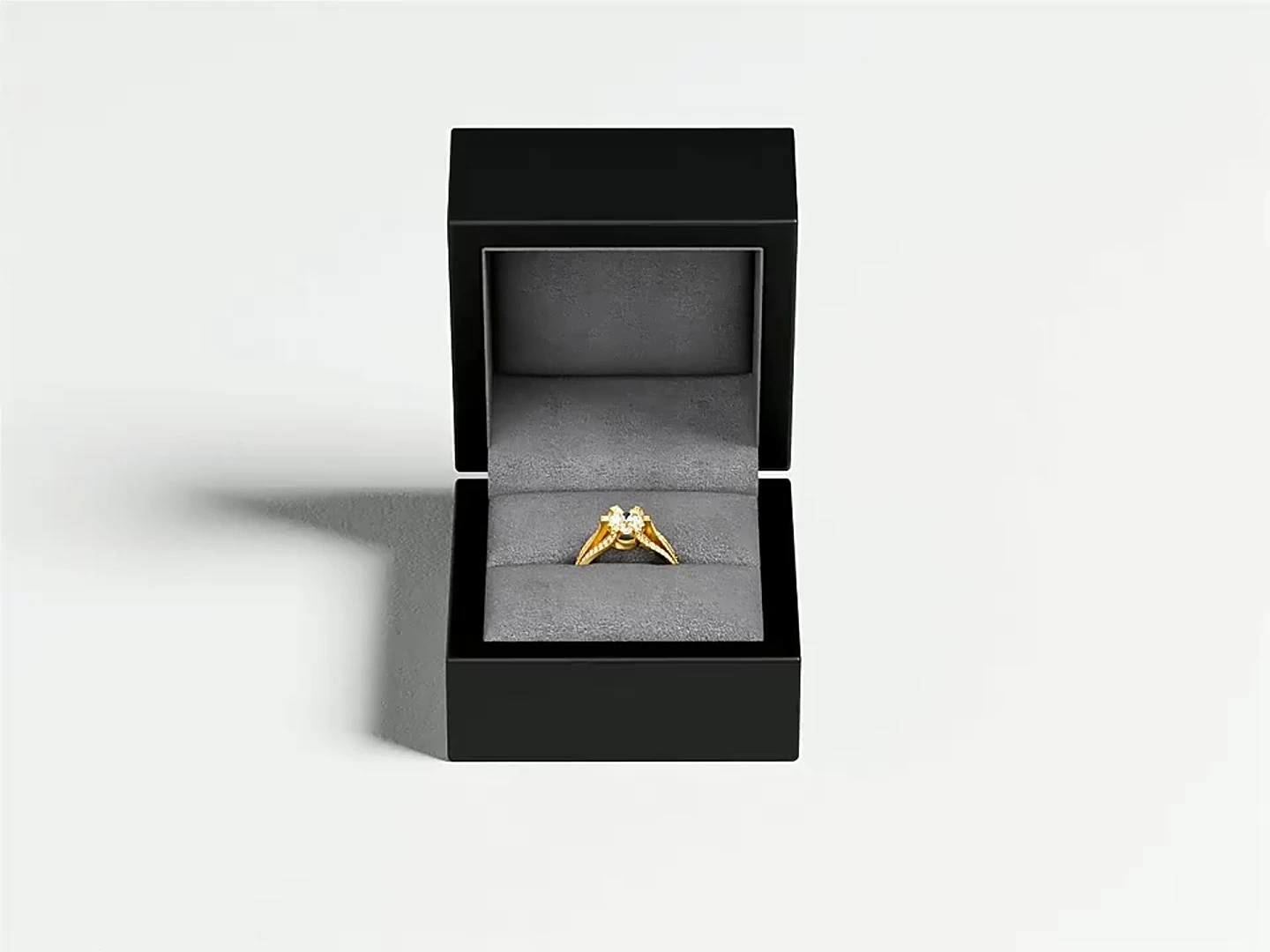 High-grade matte solid wood jewelry box ring earrings bracelet necklace jewelry gift storage box 1