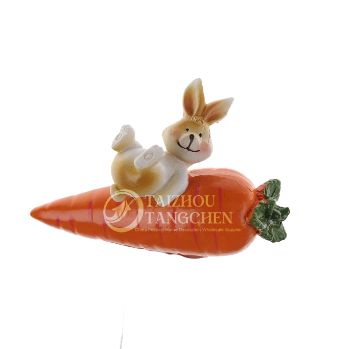 Spring Party Home Declar Signos de conejito de Pascua Huevos de Pascua de cerámica Ornamento 6