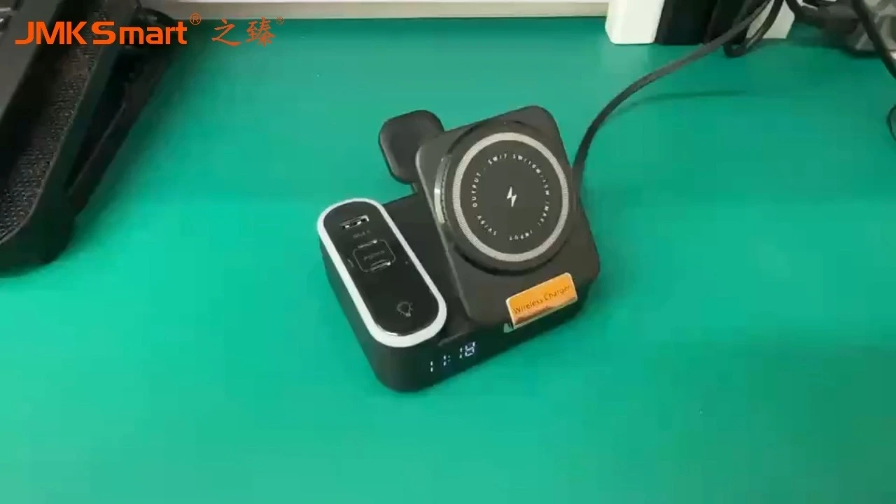 JMK Smart 8-в-1 Многофункциональное складное беспроводное зарядное устройство 3 Port Fast Output PD30W+QC3.0 1