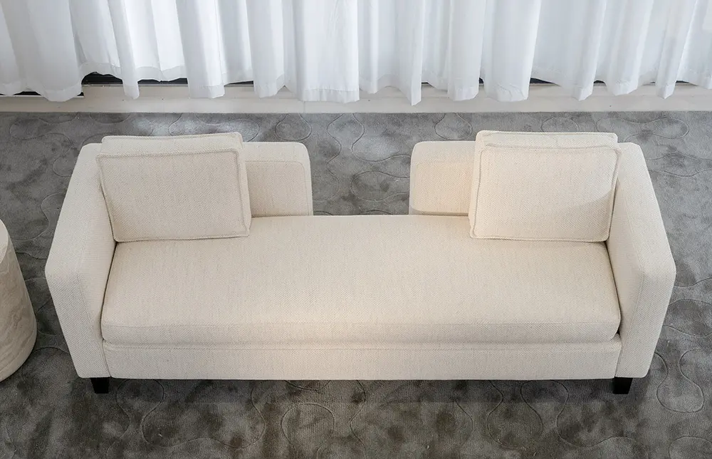 Loveseat Company Beige/ Customized - - MIGLIO 5792 5