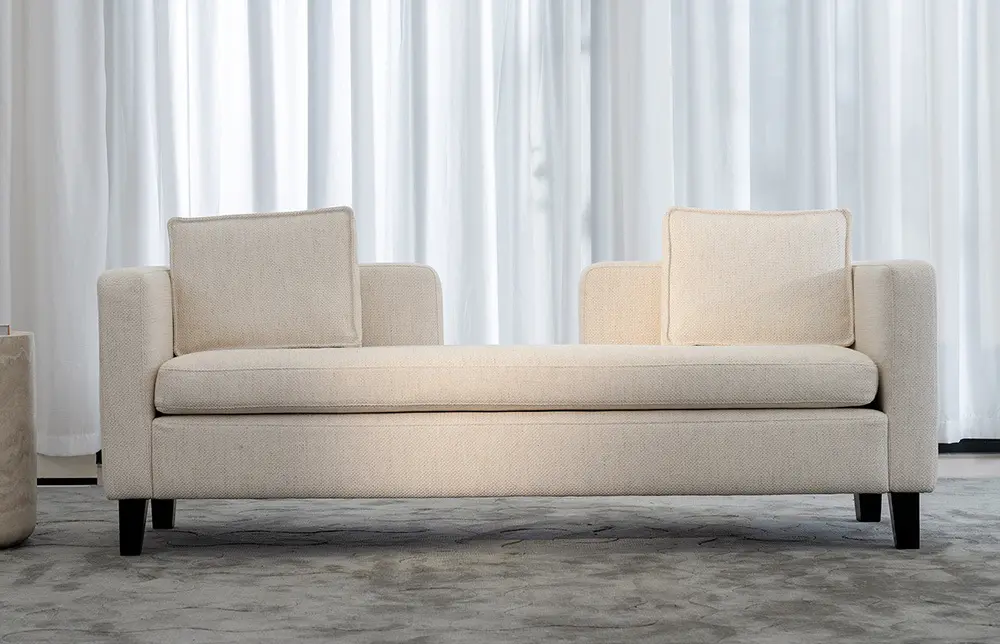 Loveseat Company Beige/ Customized - - MIGLIO 5792 4