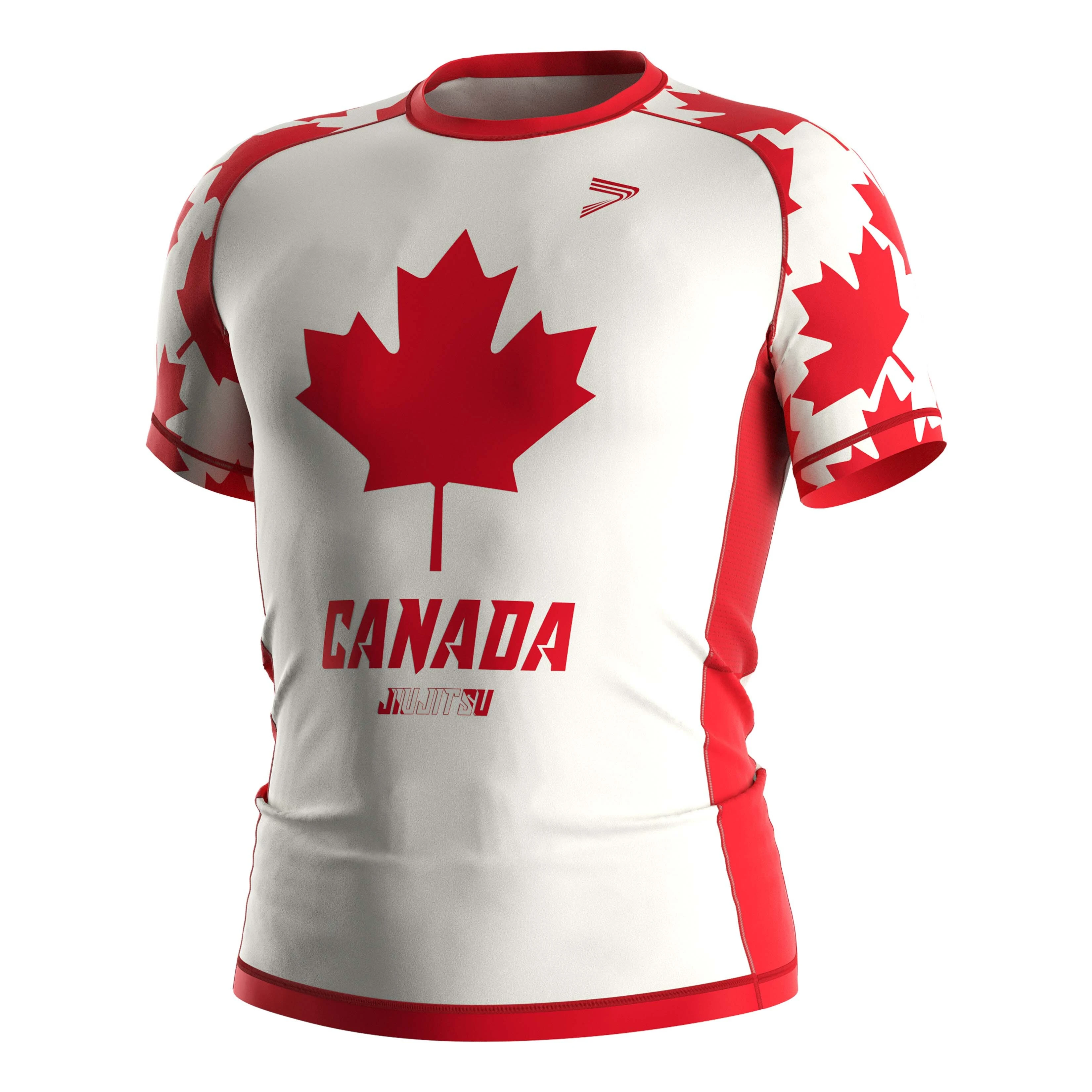 National Elite Series Rash Guard: Canadian Flag Element Style 1