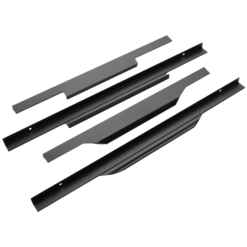 Seamless Top-to-Bottom Aluminum Handles Groove-free Aluminum Pulls 1