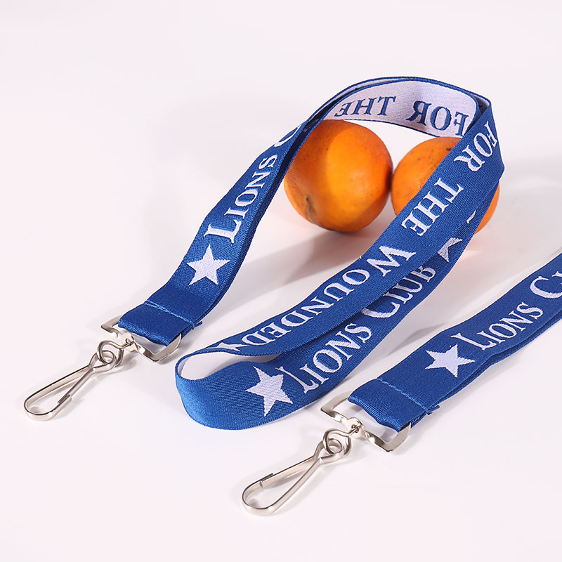 Nylon Jacquard Lanyard Neck -Gurt Custom Design Logo Lanyards für Veranstaltung 5