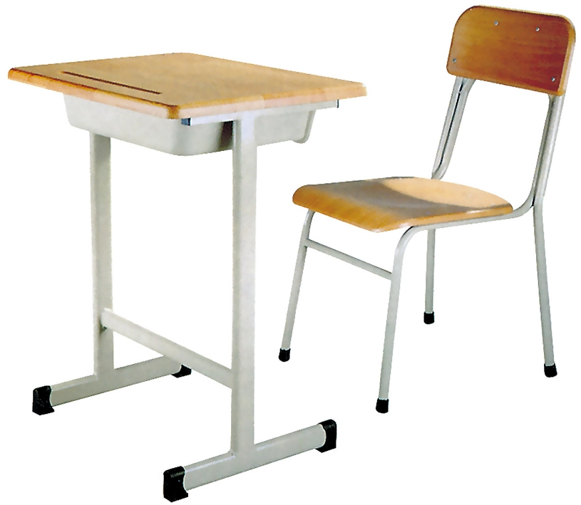 Bureau de classe et chaise en bois durable pour les étudiants 1