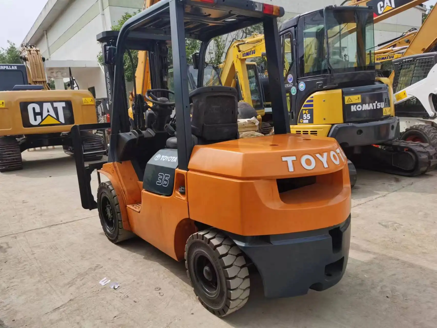 Second Hand Electric Forklift for Sale Secondhand 3.5ton Toyota Forklift Wholesale - Junwei Machinery 6