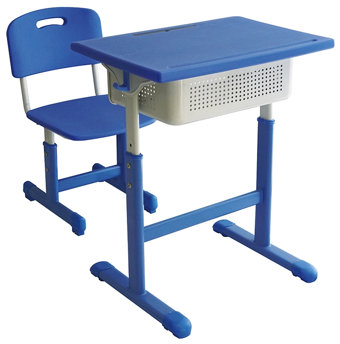 Ensemble de table pour enfants réglables en hauteur, bureau en plastique et chaise confortable pour les élèves de l'école 1