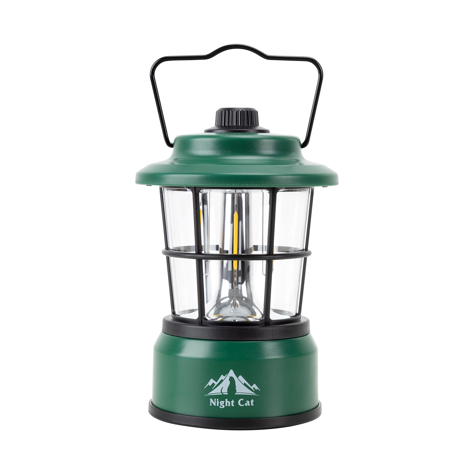 Night Cat LED Camping Lantern: Portable Outdoor Light for Camping Hiking Fishing Picnic Emergency 4xAA Battery Powered (Not Included) 1