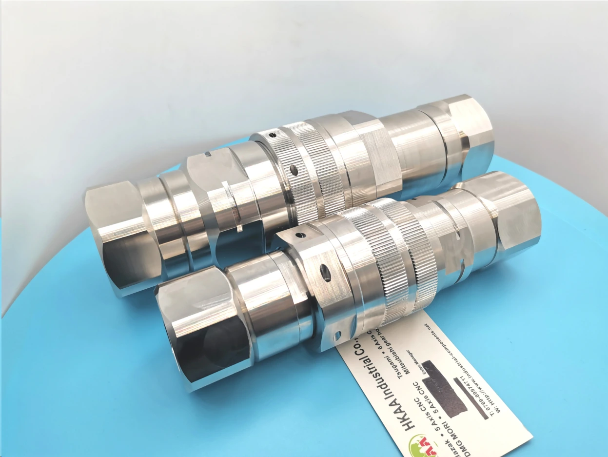 Custom CNC Machining of Hydraulic Stainless Steel Fittings and Adapters 1