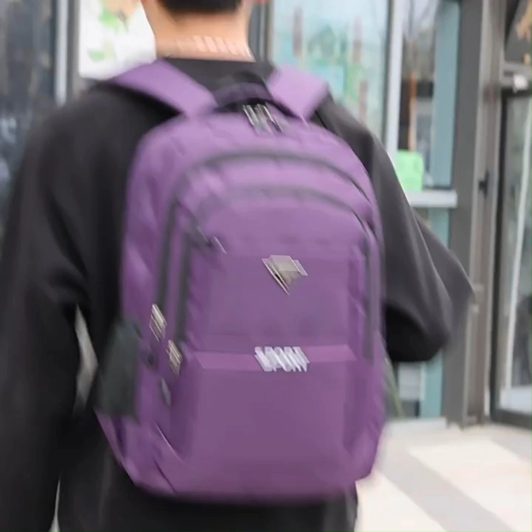 Mochila comercial, mochila de moda, simple, simple y de gran capacidad, mochila de computadora de viaje de ocio 1