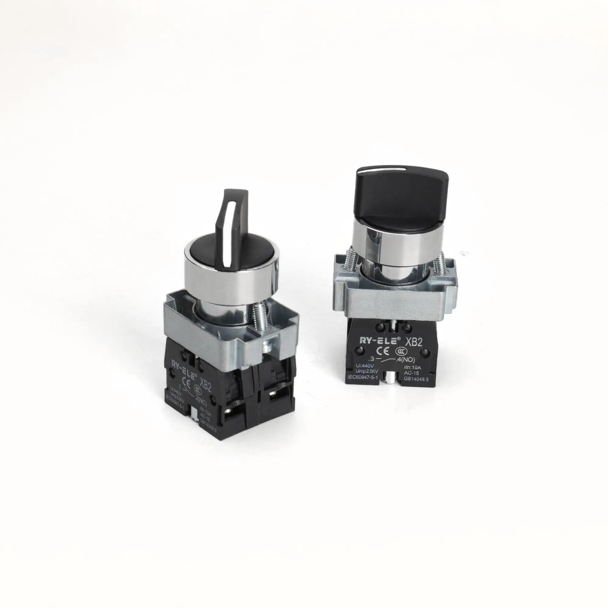 10A 22mm Screw-in Connection Knob Button Switch RY-ELE 1