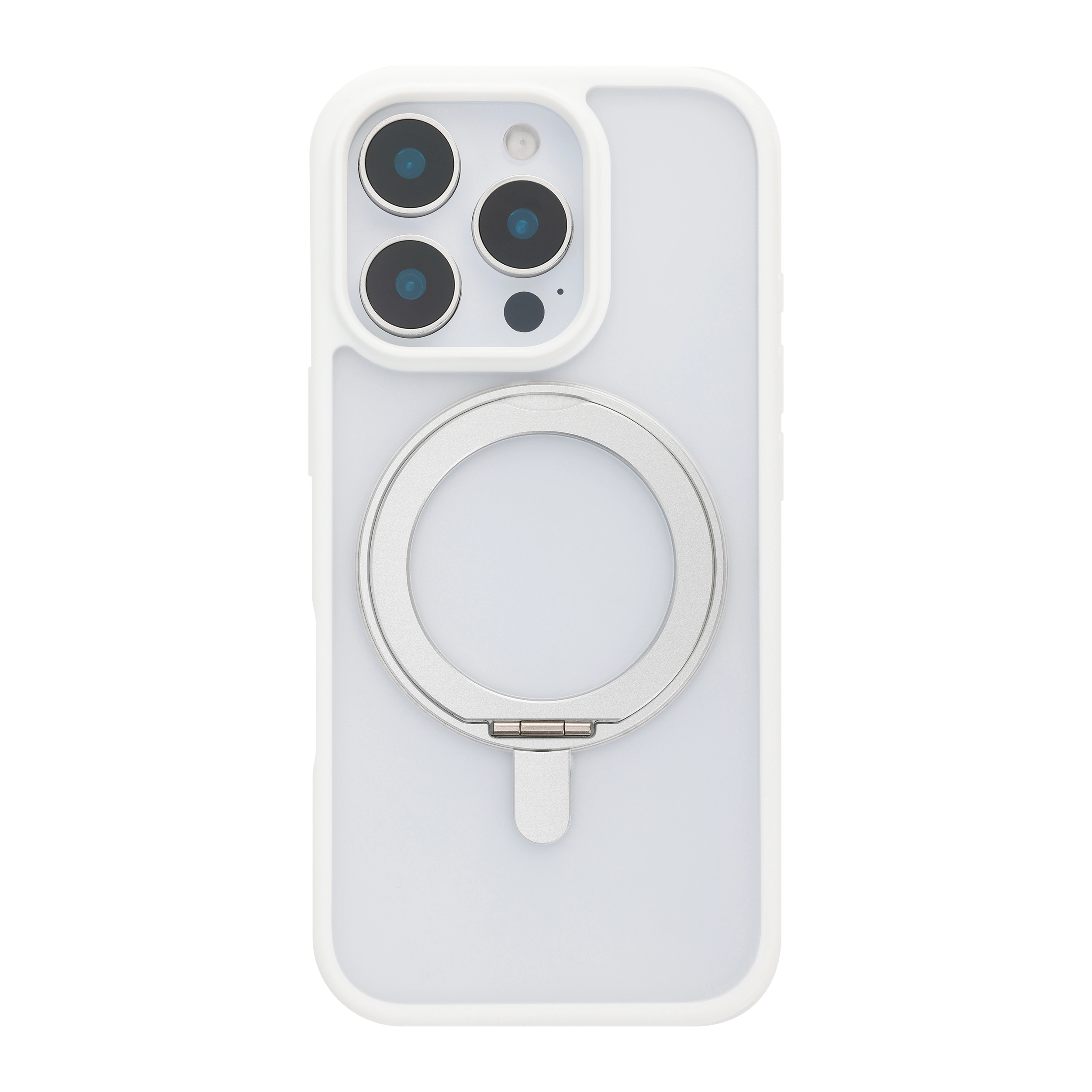 360 Rotating Stand Frosty Case For iPhone 16 Pro 1
