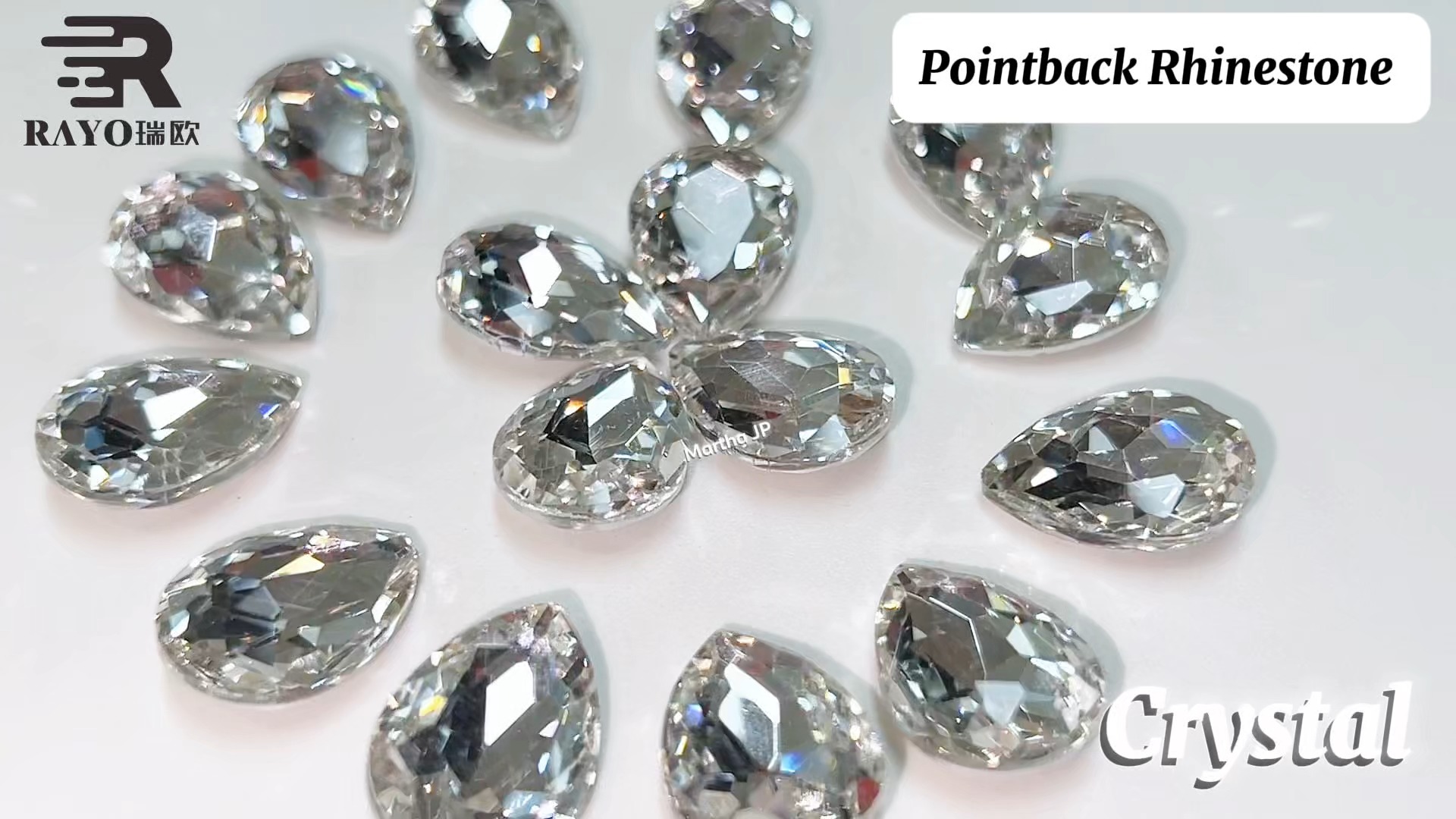 Pointback Rhinestone