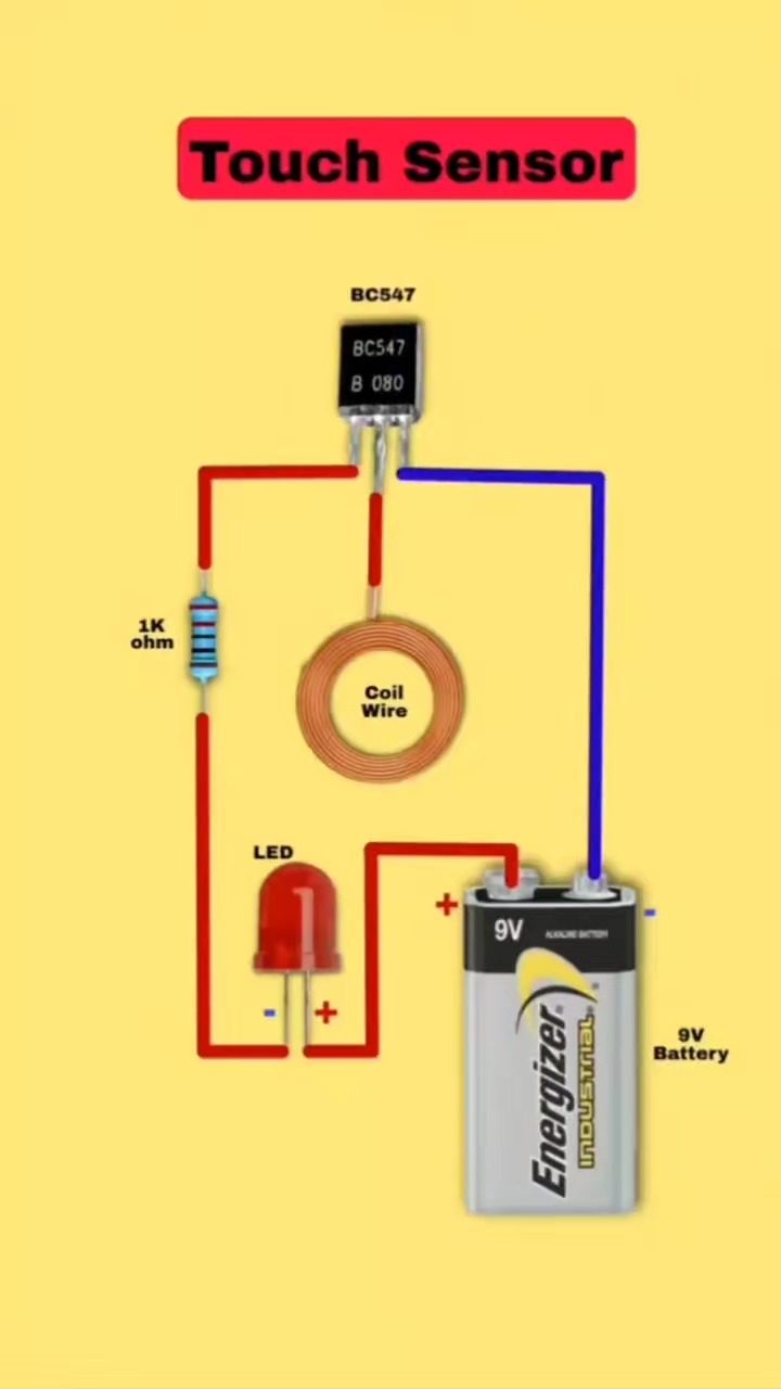 Touch Switch DIY Electronics Project Circuit Like | LINKEYCON