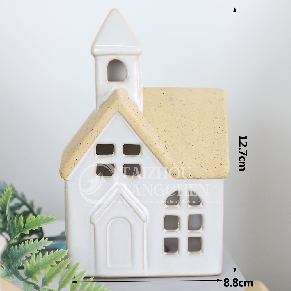 Decoración rústica de la granja de vacaciones blanca de Navidad 7