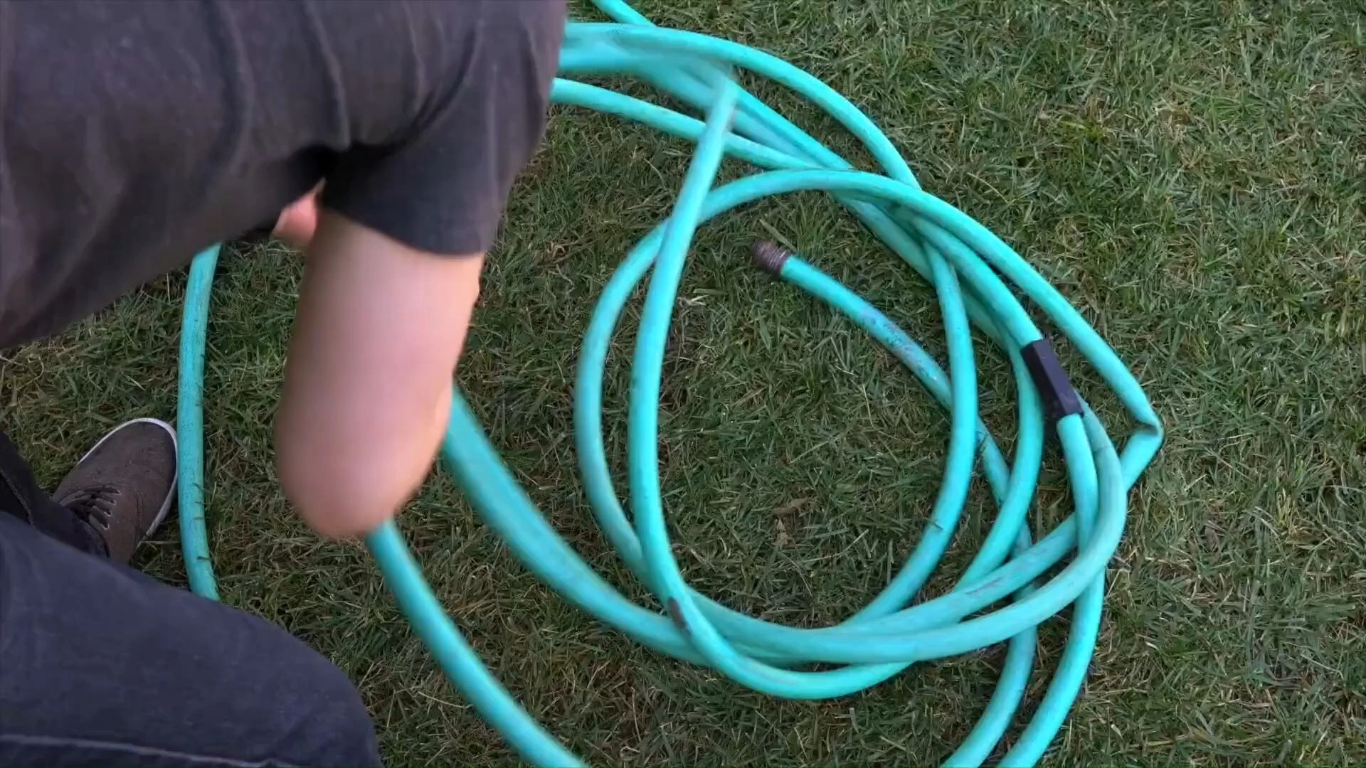 Flexi Hose with 8 Function Nozzle Lightweight Expandable Garden Hose No-Kink Flexibility 3/4 Inch Solid Brass Fittings and Double Latex Core 1
