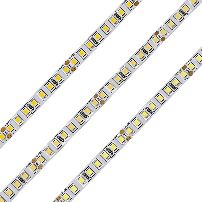 CRI80 PCB 8MM 2835 SMD 160LED/M 12W 24V 5M Rolls SMD LED Strip Light 1