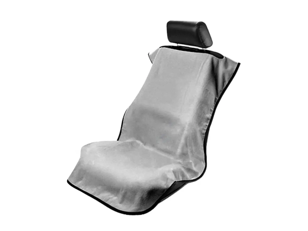 Athletic Car Seat Cover - Absorbent Sweat Towel Fabric for Post-Workout & Beach Trip Seat Protection 1