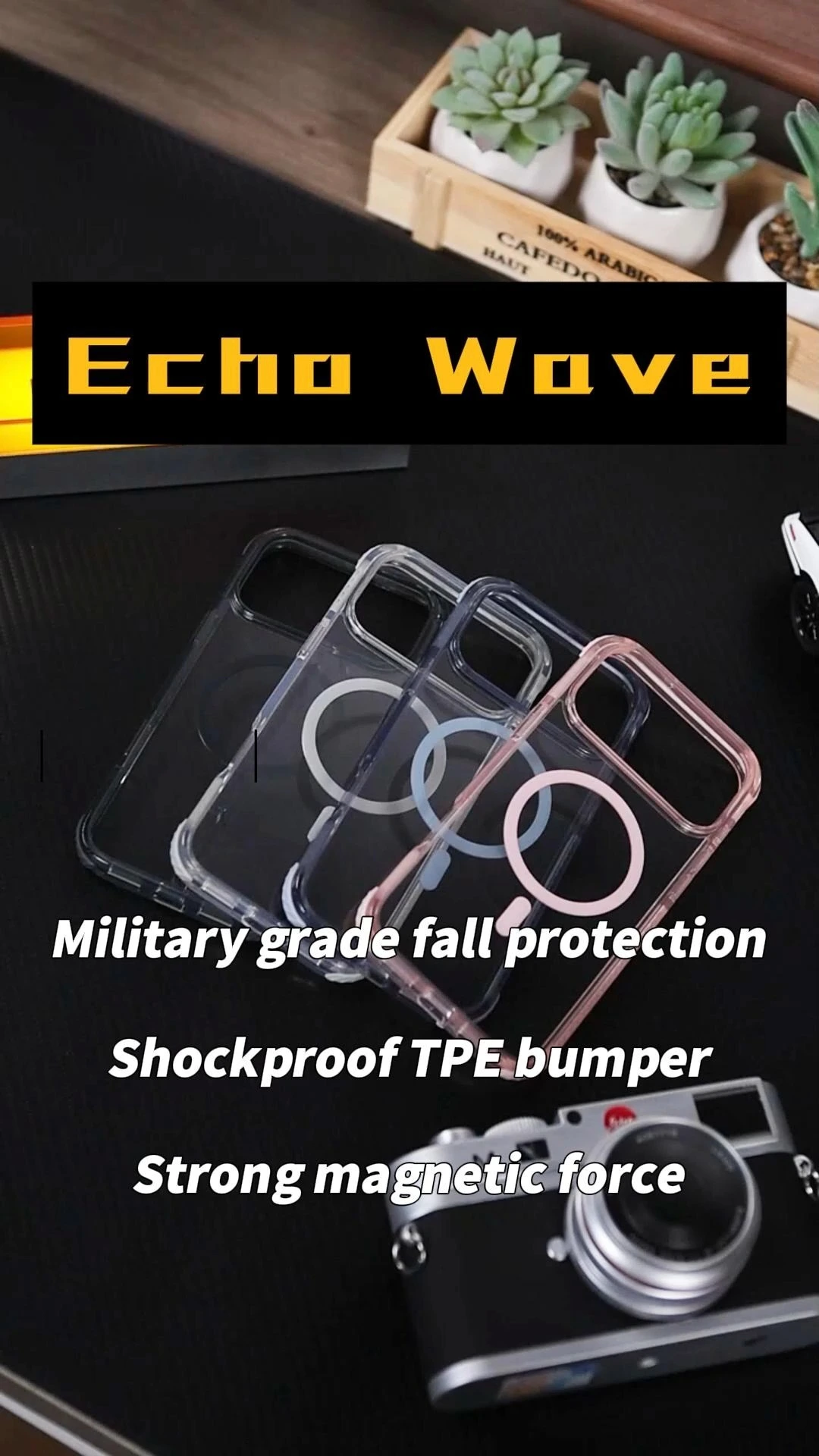 حالة هاتف Mobile Case 2025 تصنيع الغطاء المقاوم للصدمات ، اختبار Dert Magnetic Cover for iPhone 17 for iPhone 17 Pro Max 1