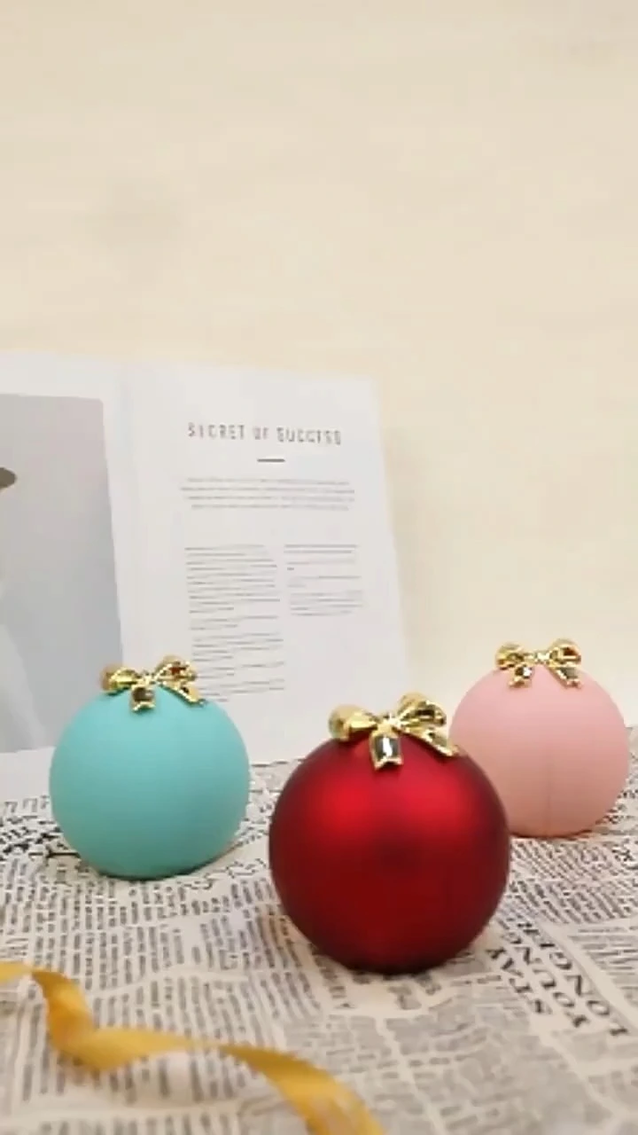 New spherical bow jewelry gift box, ring necklace accessory gift box 1