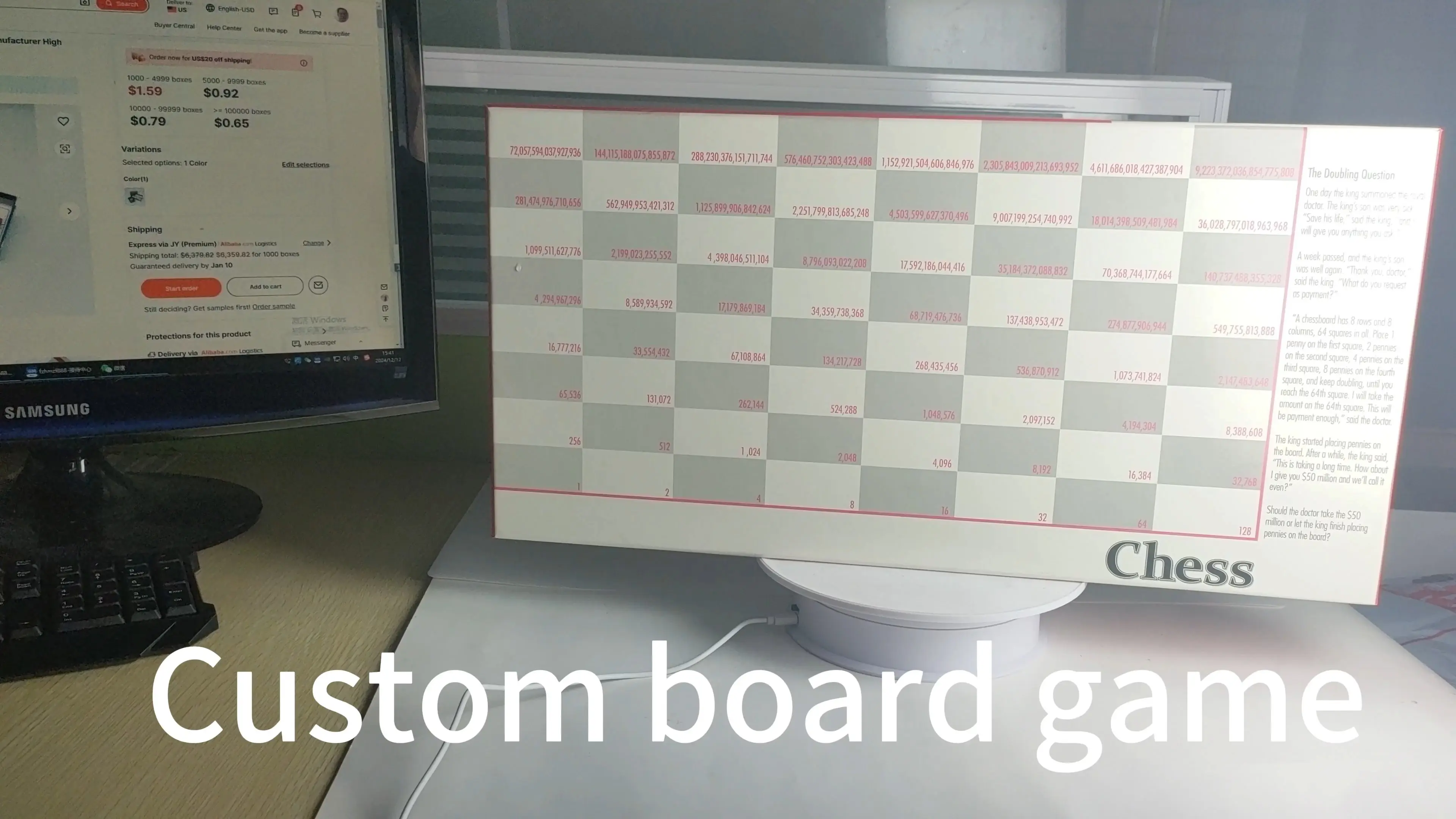 Set de ajedrez de Mathnasium, juego de mesa de ajedrez premium, juego de mesa estratégico 1