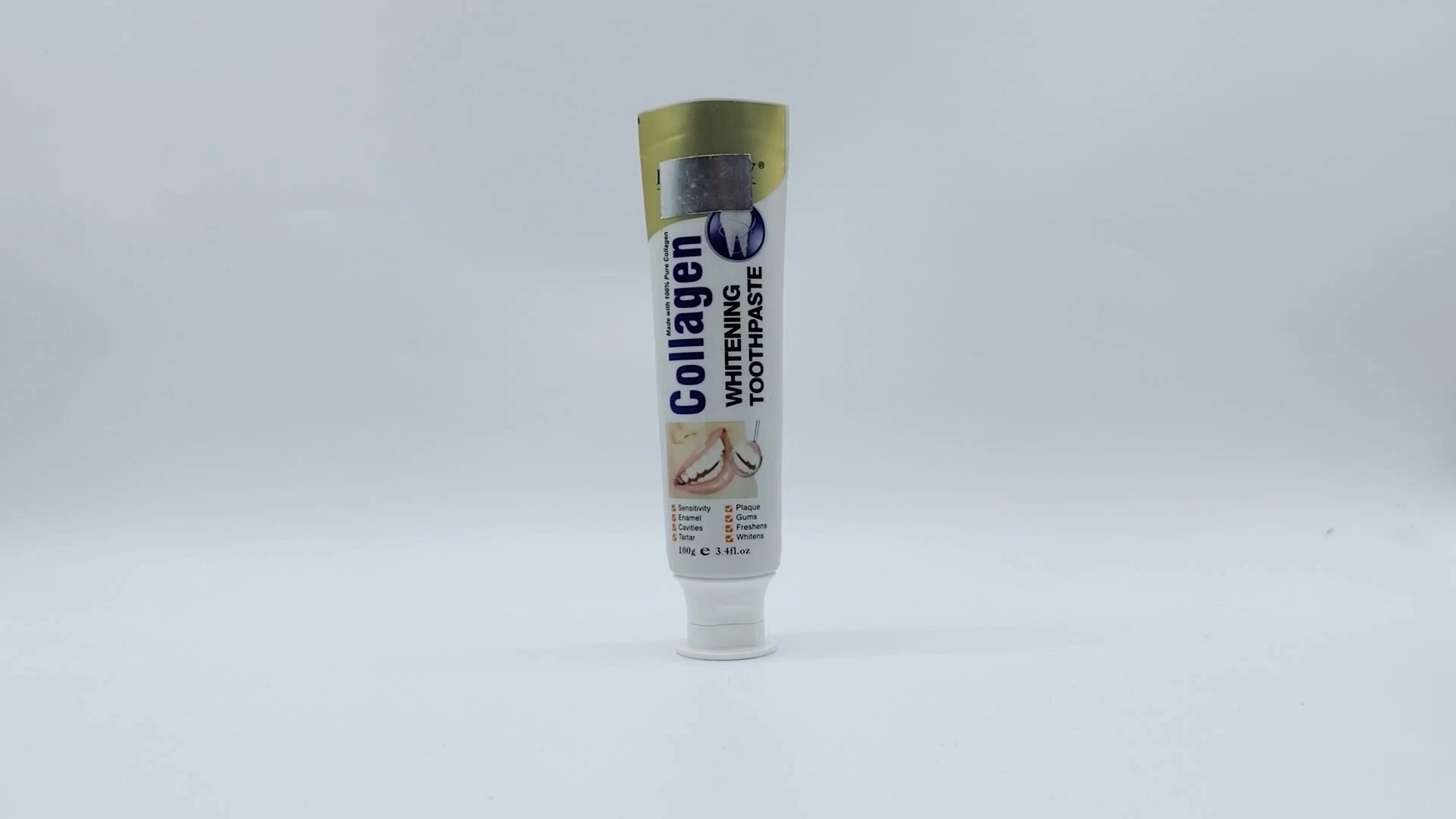 Tubo de PE con tapa para crema de manos y pasta de dientes personalizada 1