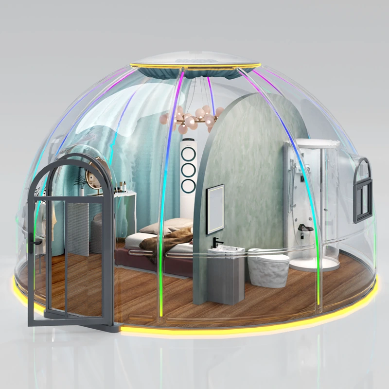 Diameter 510cm Luxury Glamping Star PC Dome 1