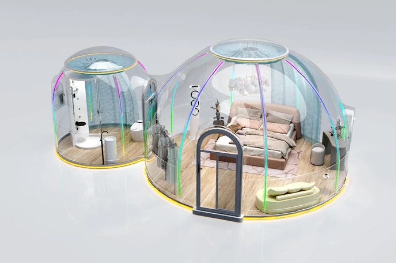 Modular Twin PC Domes Expandable Multi-Dome System 1