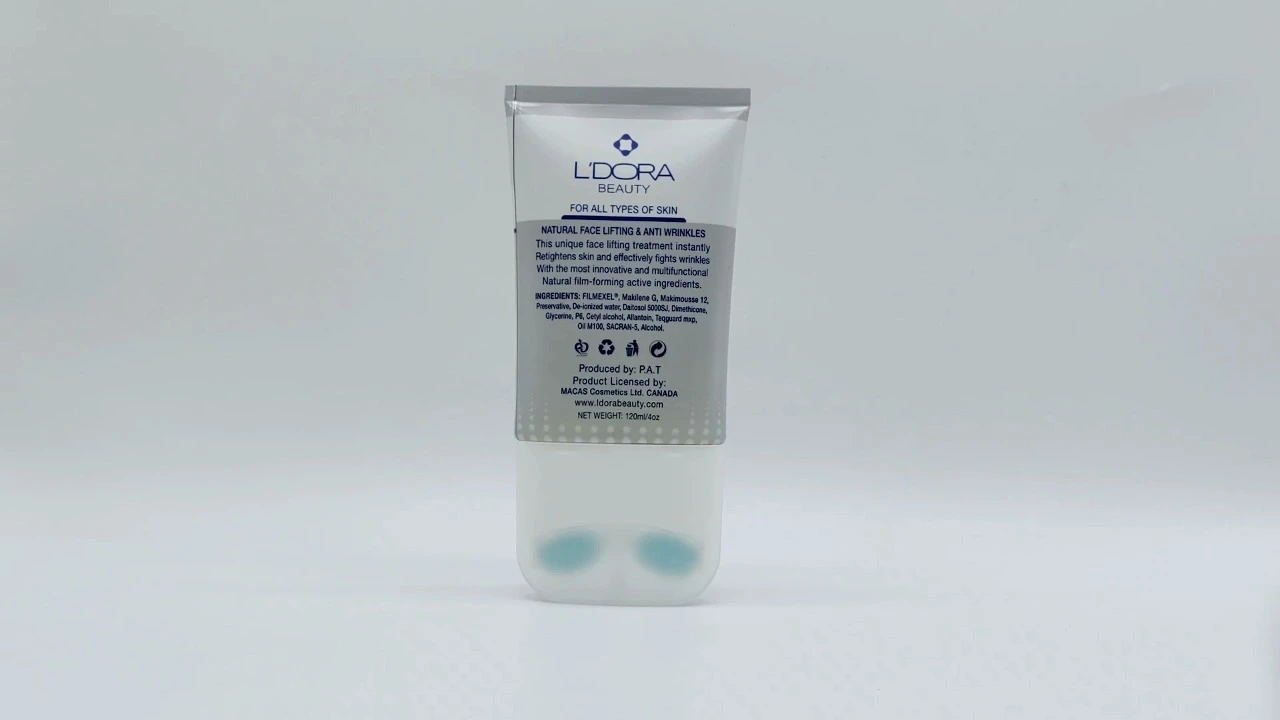 Squeeze bottle plastic UV Sunscreen Cream Makeup Remover Printed label Soft PE tube also for hand cream facial cleanser 1