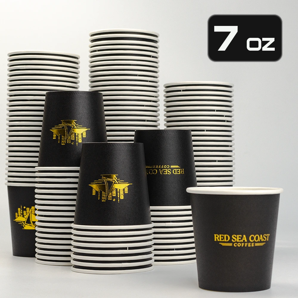 Welm eco-friendly custom coffee double-layer paper cup with water-based coating paper cup 1