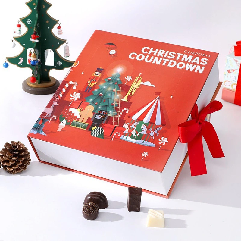 Bookish Christmas Theme Packaging Box 1