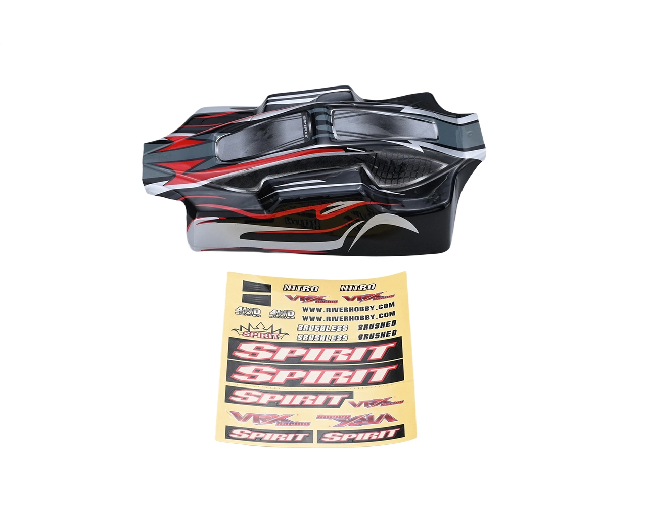 VRX PVC RC CARRO DE CARRO DE CAR PARA 1/10 CAR RC CAR # R0070 1
