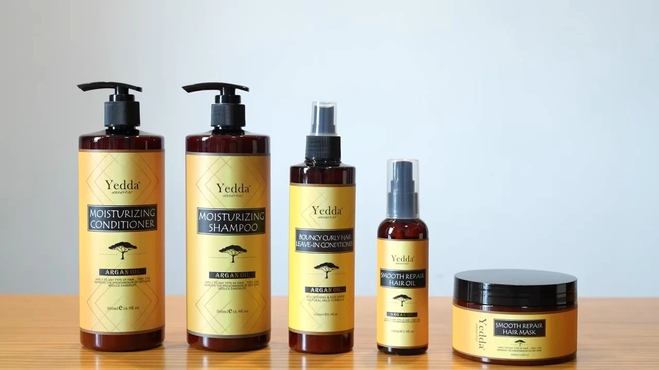 Natural organic Moroccan anti-dandruff, anti-hair loss shampoo, conditioner, hair repair and damaged essence oil 1