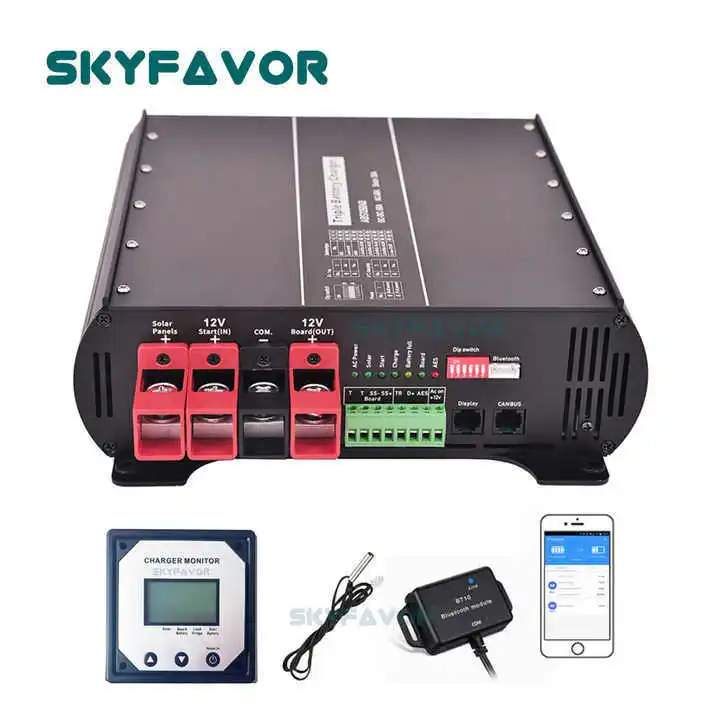 منتج جديد 12V RV DC-DC Charger 12V 30A AC DC 12V 20A MPPT Solar 20A Charger Automatic On Board RV Charger 1